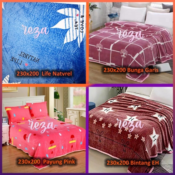 READY Selimut Bulu Halus Jumbo Selimut Dewasa Tebal Jumbo Ukuran 200x230