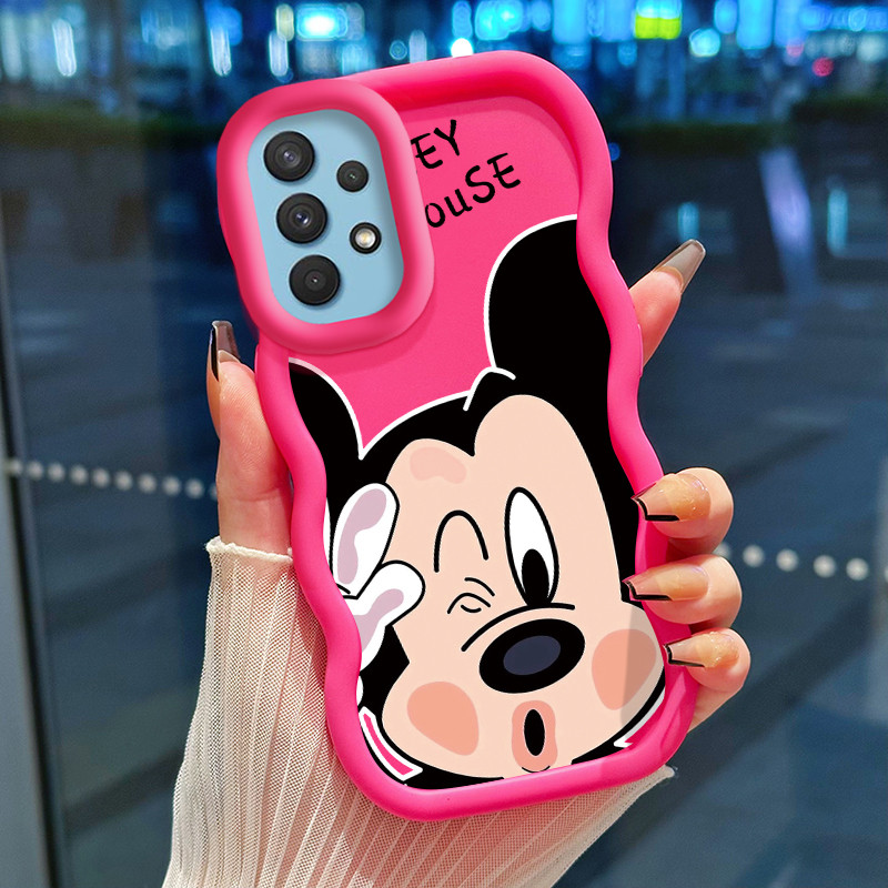 Casing Hp Untuk Samsung A32 Case Casing Mickey Mouse pola Kesing HP Kasing Cesing Silikon lunak Soft
