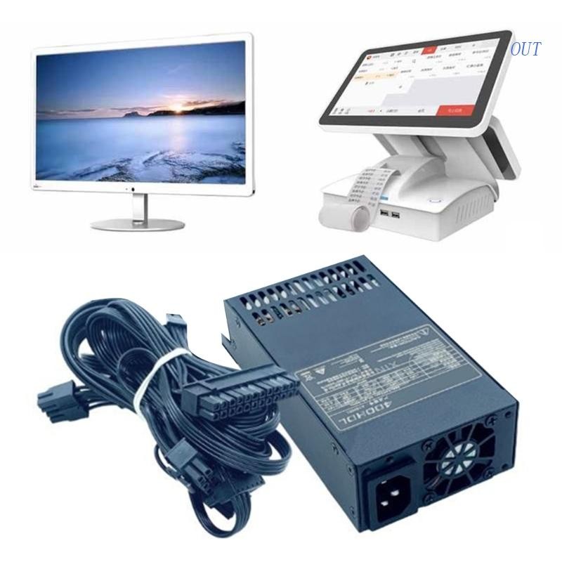 Catu Daya Komputer MINI PSU FLEX 1U 400W Daya Mesin Kasir PC Desktop Kecil Peralatan Daya Rendah FLE