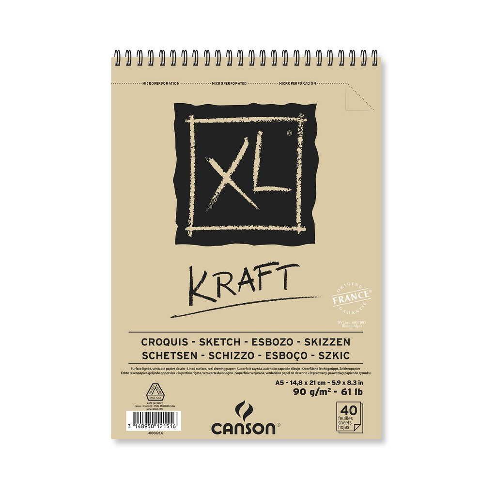 

CANSON XL KRAFT 40S A5 90G