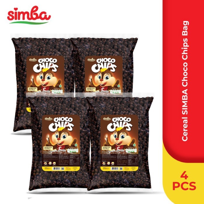 

BERGARANSI Cereal SIMBA Choco Chips Bag 1 kg - 4 pcs Lebih Hemat