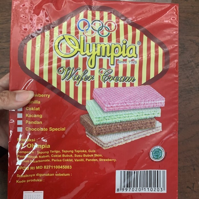 

STOK TERBATAS Wafer Olympia Choco B (Bawean) 7 lapis