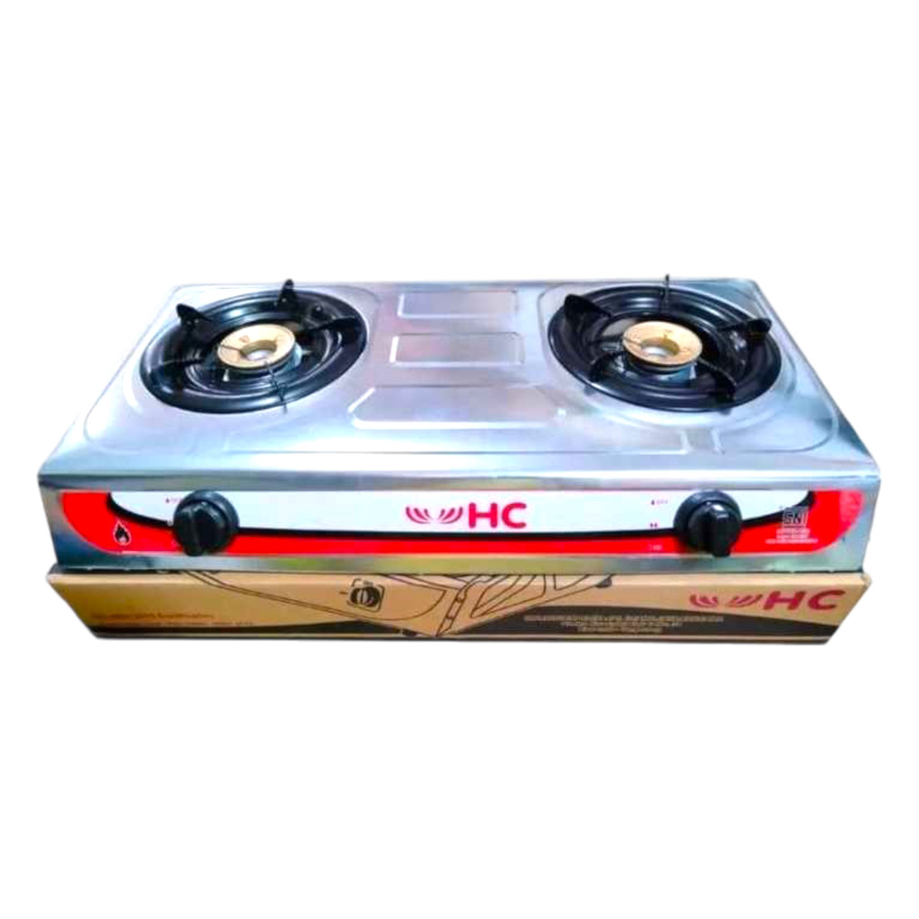 KOMPOR 2 TUNGKU HC (STAINLESS STELL)
