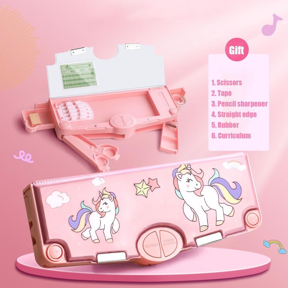 

TERMURAH CODKotak Alat Tulis/Kotak Pensil Pola Kartun Rautan Kapasitas/Tempat Pensil Dua Lapis Bahan Plastik Multifungsi Untuk Anak /alat tulis aesthetic jg-8