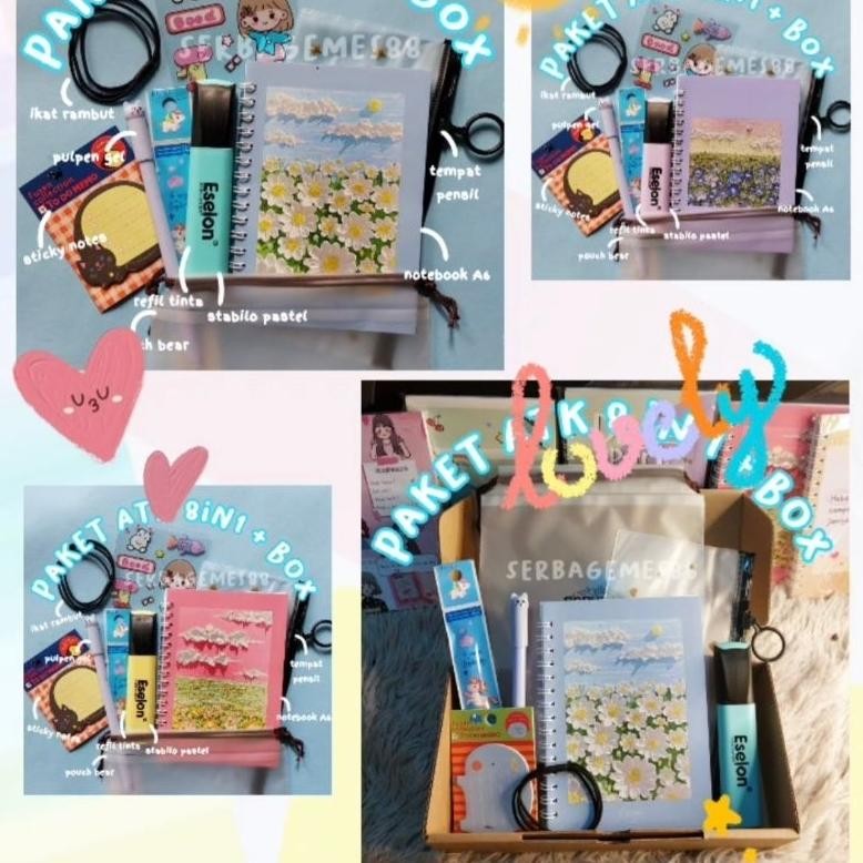 

Best Seller serbagemes88 - PAKET ALAT TULIS 8IN1 / STATIONERY SET HADIAH LUCU / HAMPERS KADO GIFT BOX / ALAT TULIS SET / PAKET ALAT TULIS / SEKOLAH / STATIONERY SET FANCY / STATIONERY SET AESTHETIC / KADO UNIK UNTUK PEREMPUAN DAN LAKI LAKI / BUKU TULIS