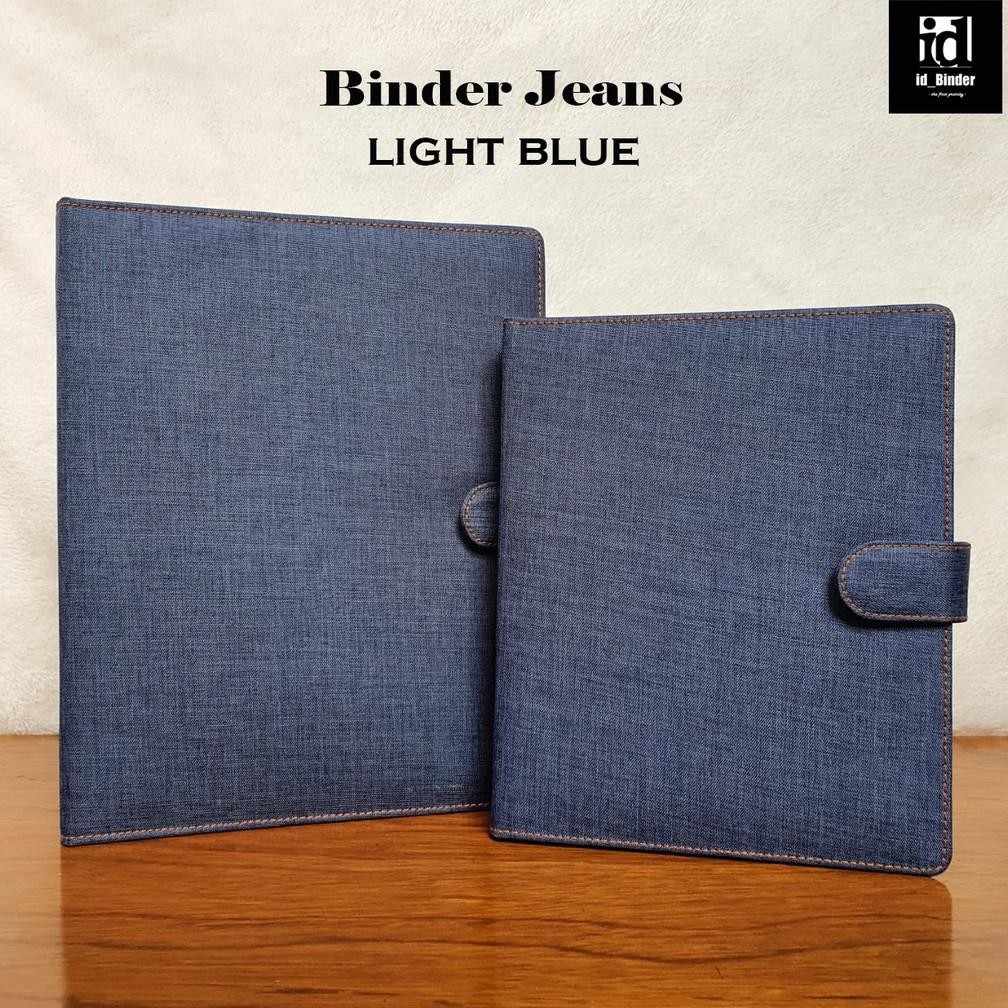 

COD BINDER BAHAN JEANS/DENIM 9 WARNA PILIHAN A5 DAN B5 fx-76