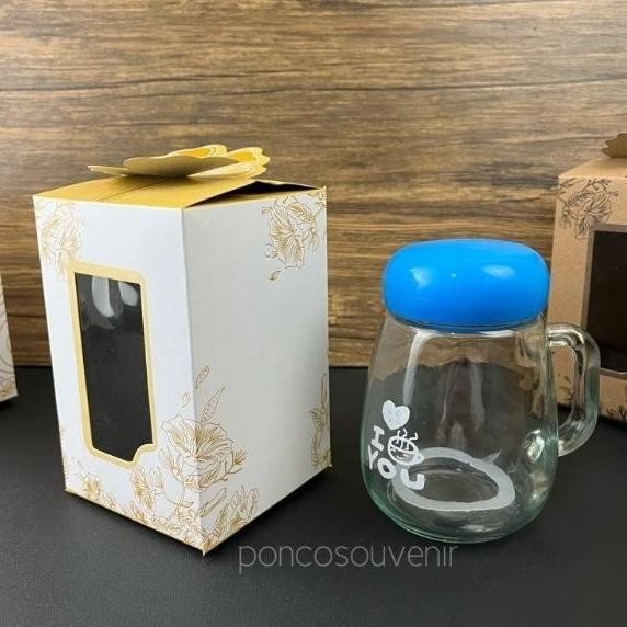 

TERLARIS 25 Pcs Box Kemasan Gelas Love 13 x 9 Cm is-23