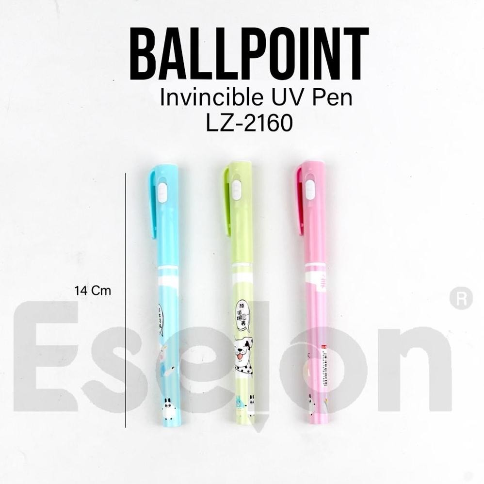 

TR21 12pcs Pulpen Lampu Ajaib 2160 / Invisible Pen Senter UV Terlaris