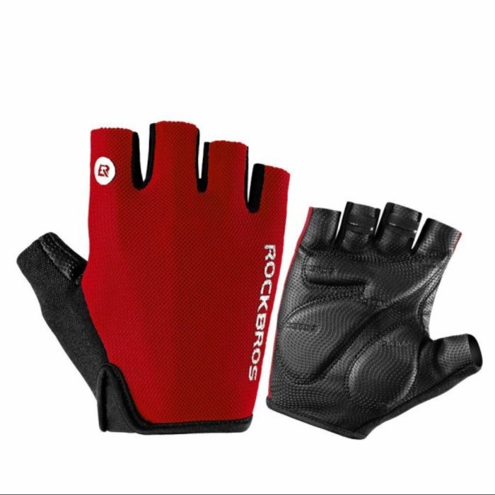 Rockbros Sarung Tangan Sepeda Sponge- Rockbros S106 Gloves Half Finger