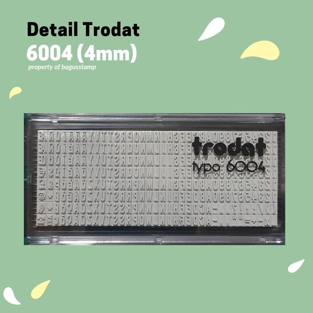 

BISACOD Trodat Extra Rubber 6003 6004 6005 3mm 4mm 5mm ( Spare Part Typo 4911 4912 4913 ) FE24