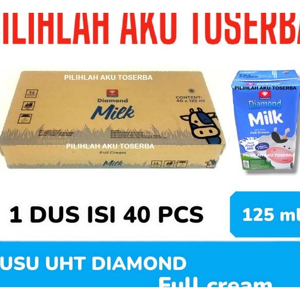 

Susu Diamond Uht Full Cream Ni 125 Ml - ( Harga 1 Dus Isi 40 )