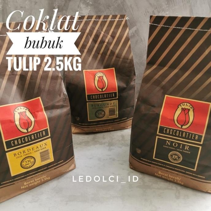 

TULIP COKLAT BUBUK COCOA POWDER BORDEAUX BURGUNDY NOIR 2.5 KG 2.5KG