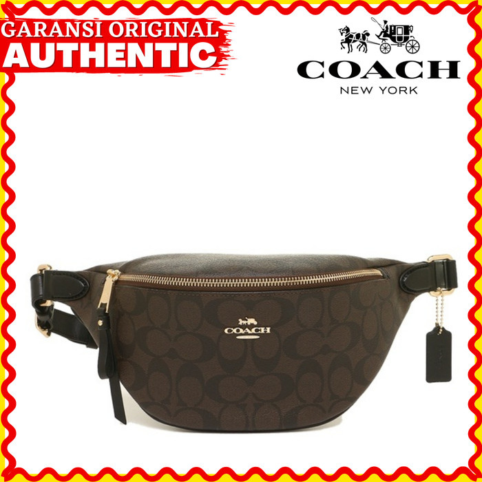 Tas Pinggang WaistBag Coach Fanny pack Wanita Branded Original