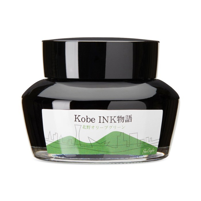 

NAGASAWA KOBE INK 50ML NO. 49 KITANO OLIVE GREEN