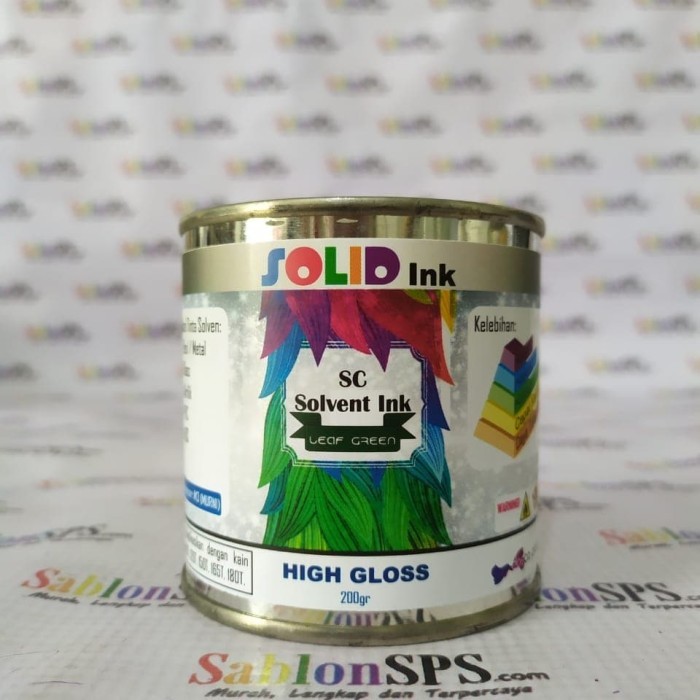 

TINTA SABLON GELAS BESI /METAL 250GR LEAF GREEN BASIS MINYAK SOLVENT