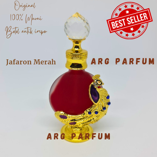 

MINYAK JAFARON MERAH SUPER / ZAFARON / JAVARON / JAPARON ORIGINAL IMPOR MURNI NON ALKOHOL