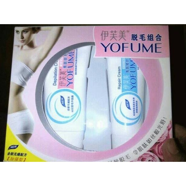 OBAT CREAM PERONTOK BULU PERMANEN YOFUME SEKALI OLES GM