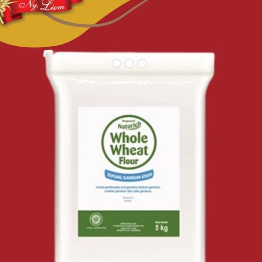 

Bogasari Naturich Whole Wheat / Tepung Gandum Utuh 5 Kg