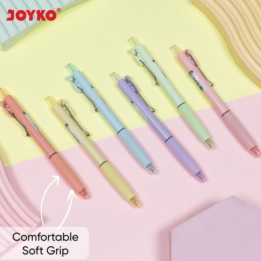 

Aw89 Gel Pen Pulpen Pena Joyko GP-361 Sofugu Gel 0.5 mm 1 Set 6 Pcs Terlaris