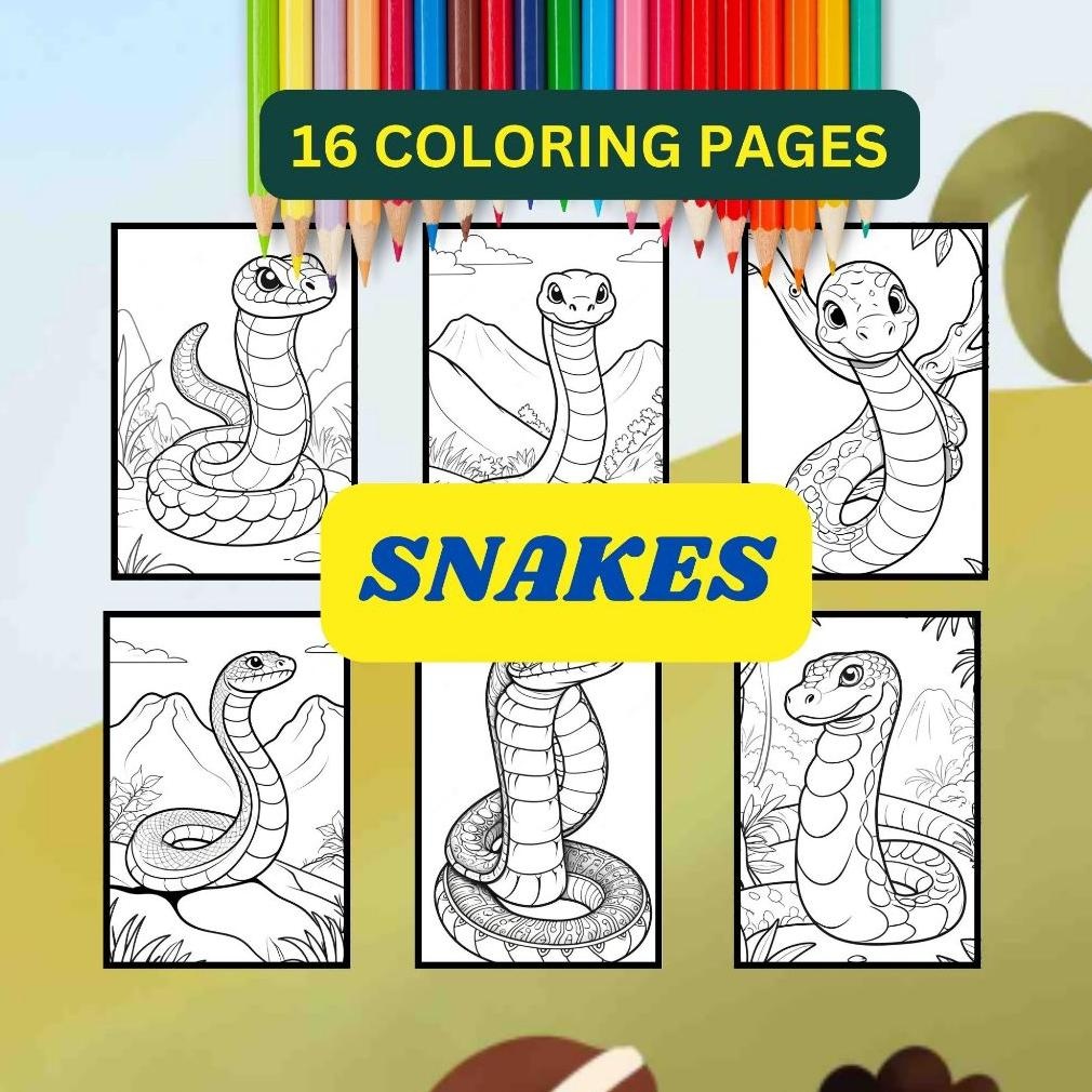 

Good Quality Kertas Mewarnai Ukuran A5 / Ular / Buku Gambar Mewarnai / Coloring Book / Untuk Sd Tk Paud Kualitas Tertinggi