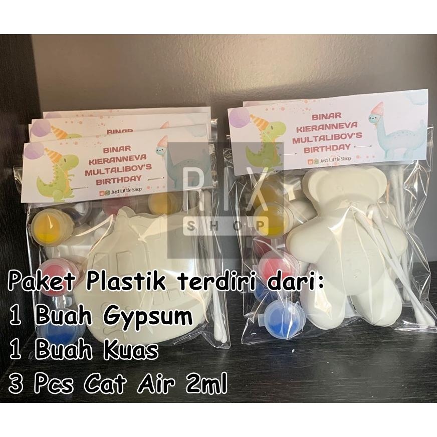 

Cod Rix Hampers Birthday - Paket Kado Anak Ulang Tahun Set Gypsum Mewarnai (Gypsum+Kuas+Cat Air) Harga Terjangkau