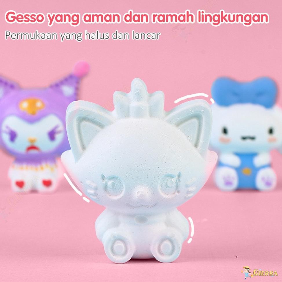 

Diskon Qierra Paket Mewarnai Patung Lukis Gypsum Anak Set Dengan Pewarna Dan Kuas Stone Painting Kit Gypsum Premium