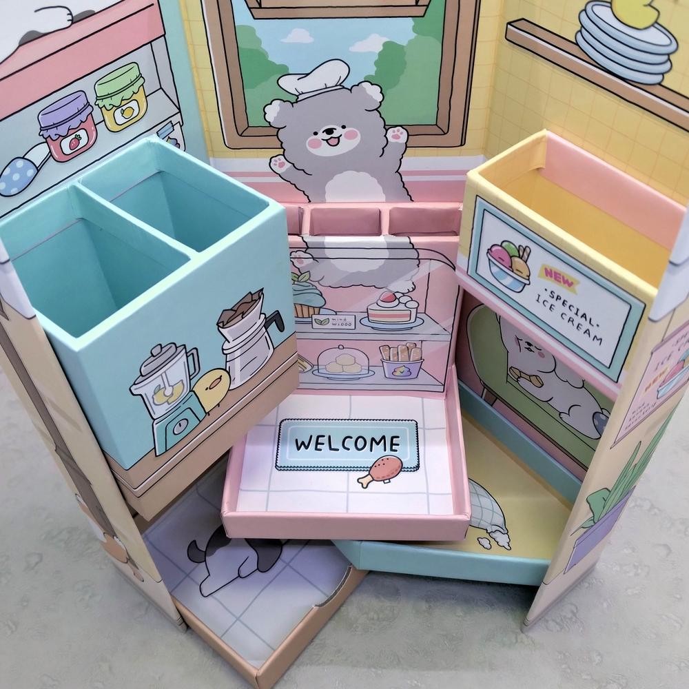 

My56 Kotak Pensil Karton LEMARI D473-01 D473-02 / Pencil Case / Boks Pensil / Box Pencil / Tepak / Tempat Pensil Sale