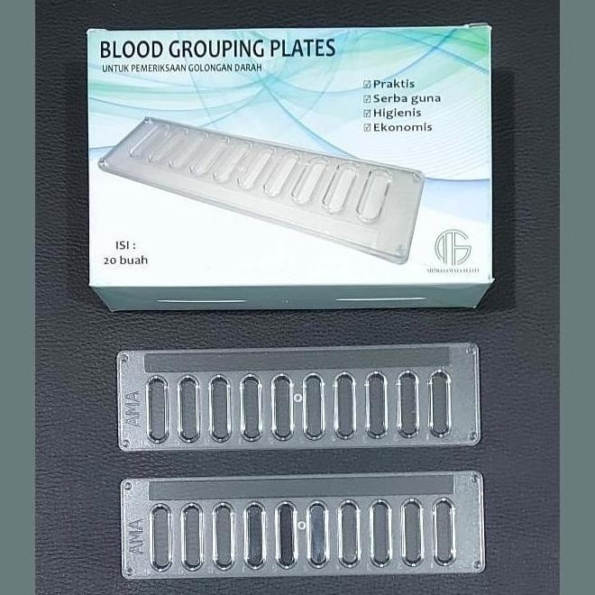 BLOOD GROUPING PLATE 20's