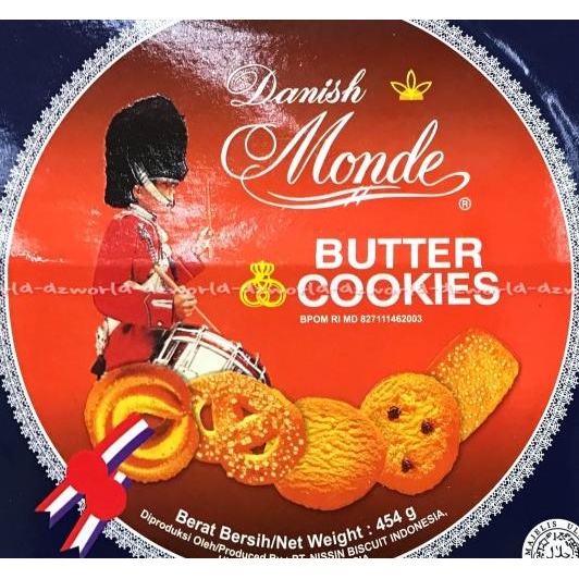 

Danish Monde Butter Cookies Biskuit Kaleng 5 Macam Kue Kering 454Gr