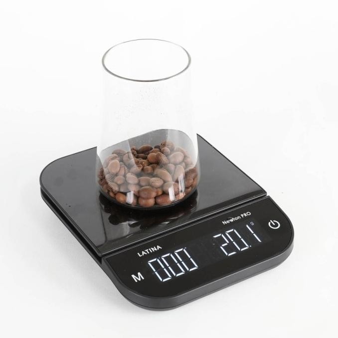 

Terlaris Latina Newton Pro |Coffee Drip Scale Timer| Timbangan Kopi Dapur| 3Kg Ready Stok