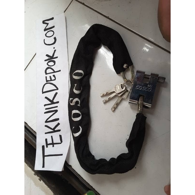 GEMBOK RANTAI COSCO ALAT KUNCI MOTOR RANTAI GEMBOK MOTOR GEMBOK SEPEDA