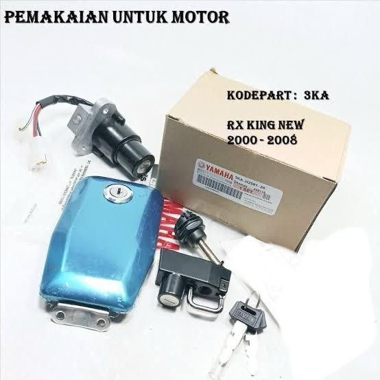 KUNCI KONTAK 1SET LENGKAP YAMAHA RX KING 3KA-H2501-00 MADE IN THAILAND