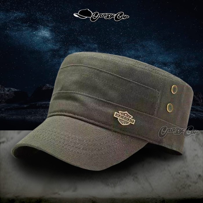 Auliya Topi Komando Pria Dewasa Original Topi Army Comando Topi Laki