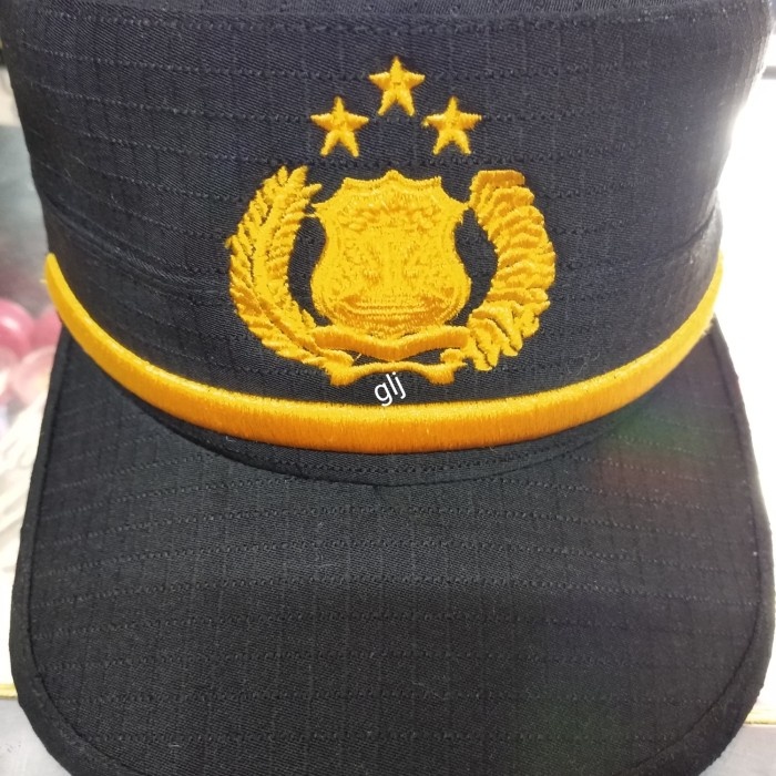 Auliya Topi Komando Pama Polri Hitam