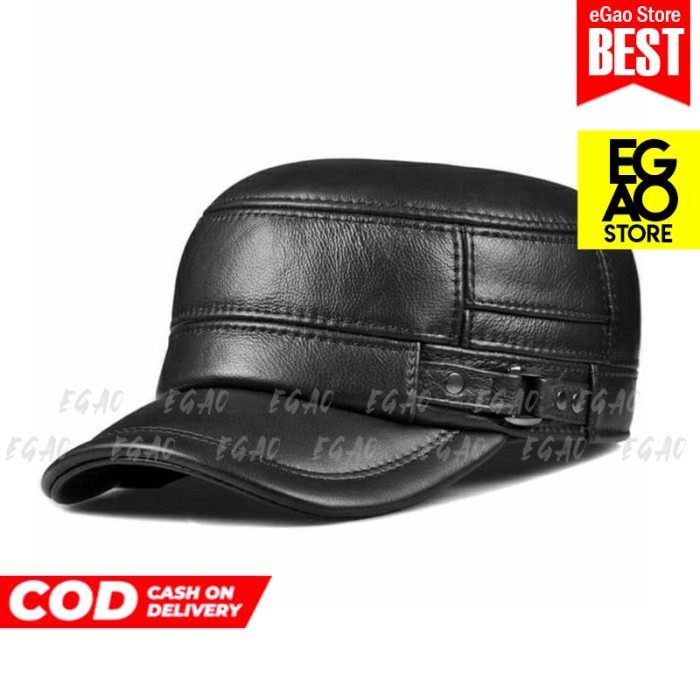 Auliya Topi Kulit Komando Asli Garut / Topi Komando Original