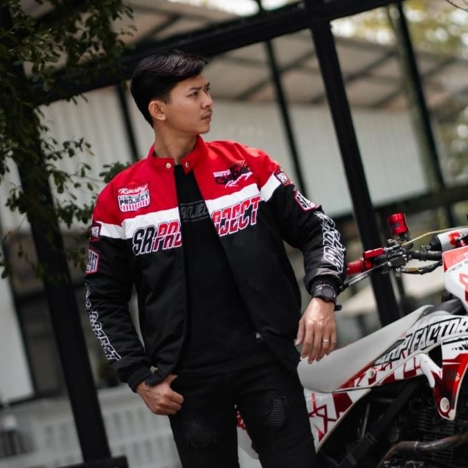 Nascar Jaket Sr-Project Speedracer Red Kekinian