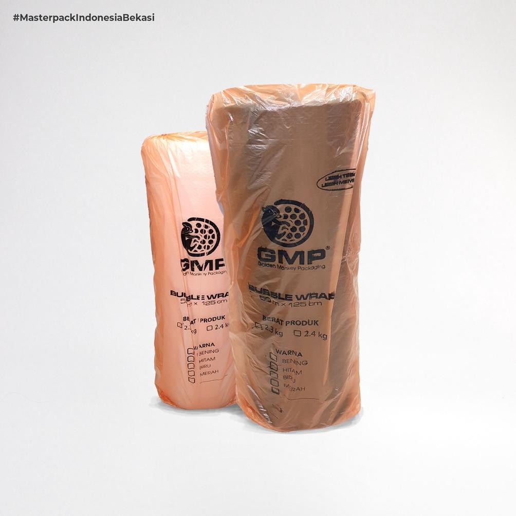 

IQR-914 Bubble Wrap GMP 125 cm x 50 meter Bening Hitam Premium