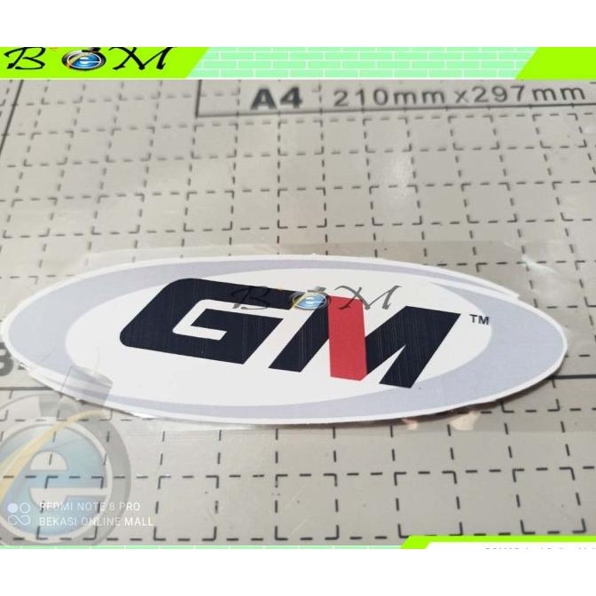 

sticker stiker logo lambang tulisan helm helmet gm 140BZ4 parts