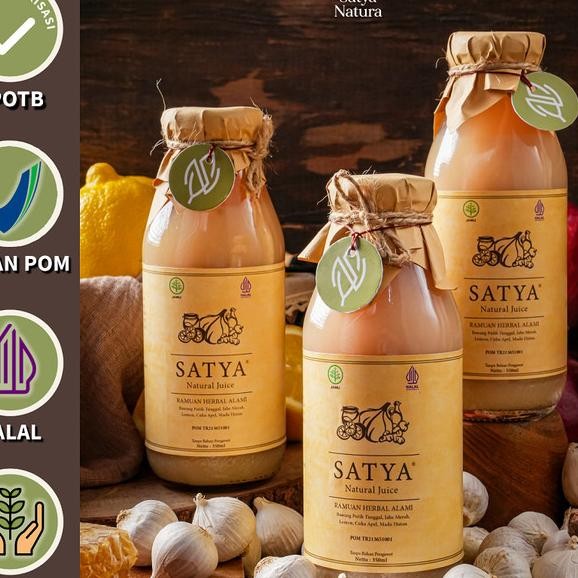 

Satya Natural (Paket 3 Botol) Jus Bawang Putih Tunggal Bpom Tr