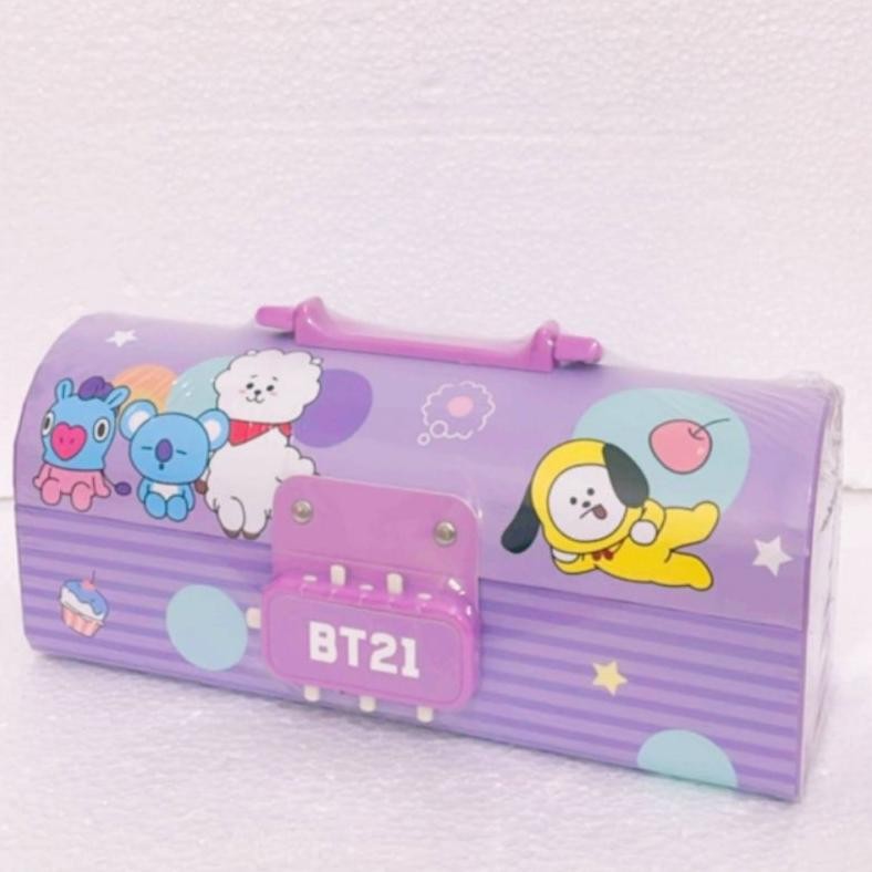 

SPECIAL Kotak Pensil Karton Lengkung Pakai Kode Kunci/ Tempat Pensil/ Pencil Case - - AY12 Of14