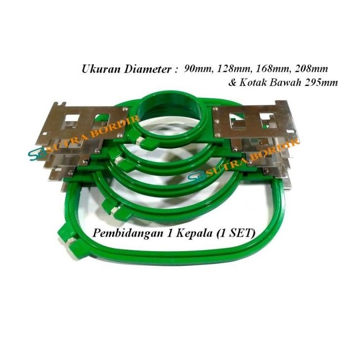 Pembidangan 1 Kepala Mesin Bordir Komputer Bidangan Single Head 1 Set
