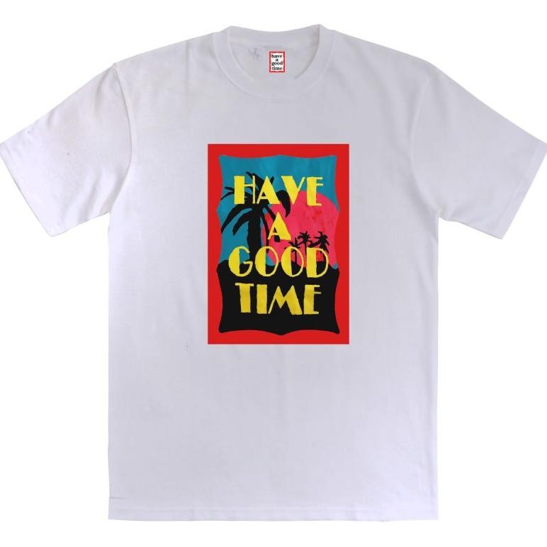 Terviral Have A Good Time Frame Ls White Black T-Shirt Tee Kaos Have A Good Time