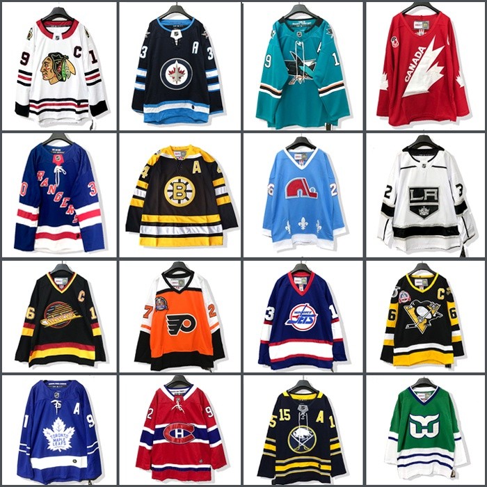 Nhl Jersey Hoki Hoki Harajuku Jalanan Hiphop Tari Jalanan Longgar Jersey Hoki Panjang Sedang Ukuran 