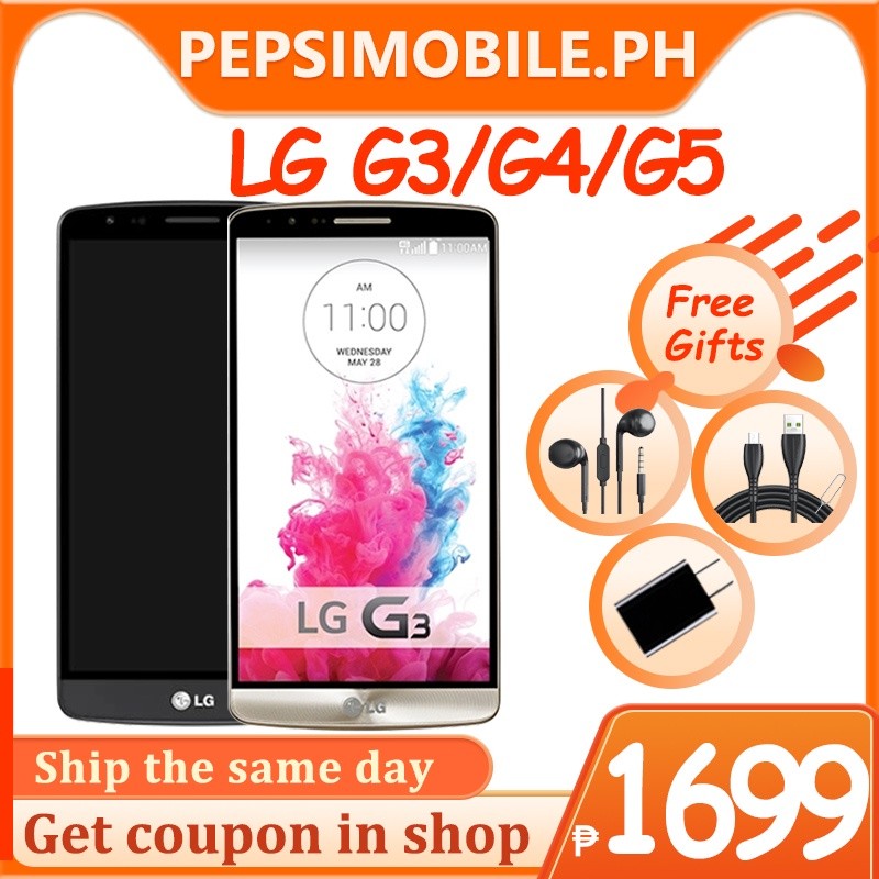 【Hadiah Gratis】Ponsel bekas asli LG G3 / G4 / G5 95% baru, ponsel pintar android bekas pepsimobile.p