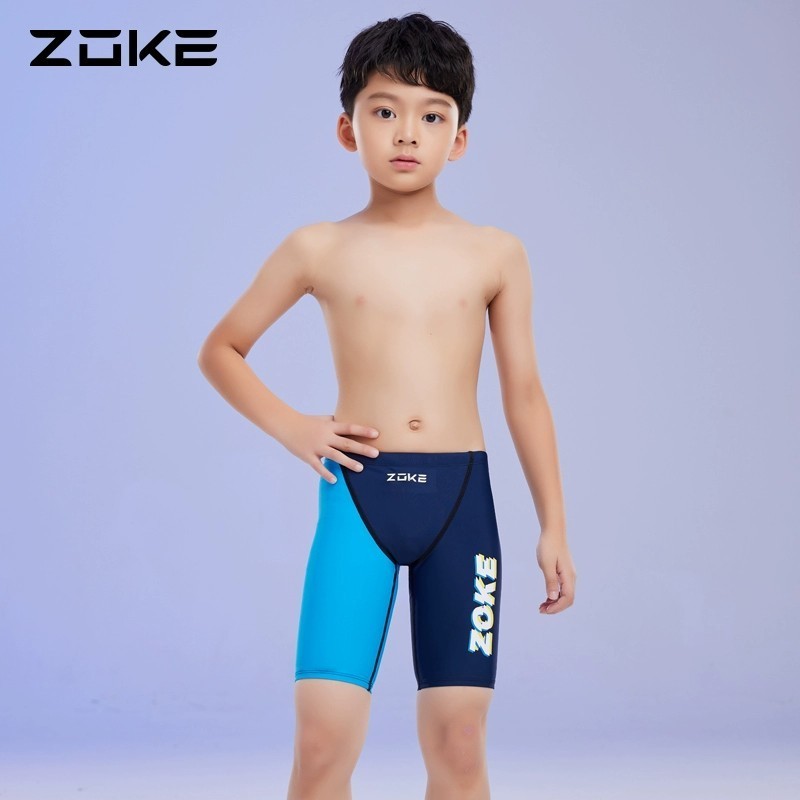 ZOKE Celana Pendek Renang Anak Profesional untuk Anak Laki-laki Celana Renang Latihan Anak Baju Rena