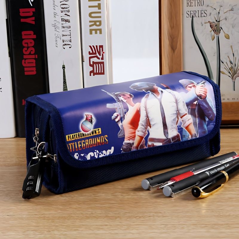 

Kotak Pensil Multi Lapis, Tas Alat Tulis Kanvas Kapasitas Besar