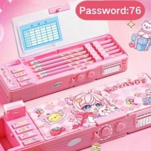 

TERMURAH Tempat Pensil Multifungsi Motif Unicorn / Dinosaurus / Astronot Untuk Anak Tk/Kotak Pensil Pola Kartun Lapisan Ganda Tunggal dengan Rautan Kapasitas al-116