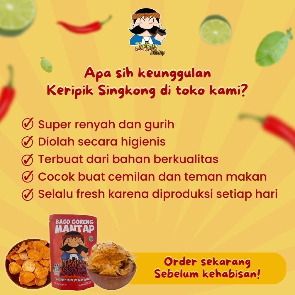

Sale Keripik Singkong 250 Gram Pedas Jeruk Cikruh High Quality