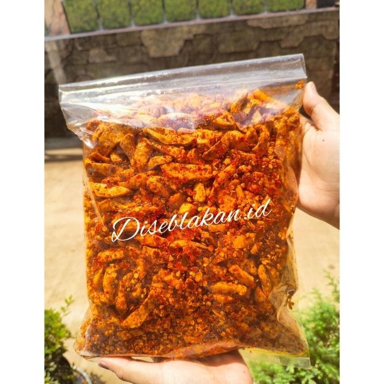 

Sale (Promo) Basreng Pedas Daun Jeruk 1Kg Premium