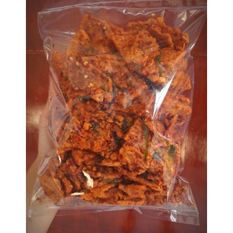 

Big Sale Keripik Tempe Crispy 500Gr Kriuk Cikruh Original & Pedas Gurih Jajanan Cemilan Kerupuk Krispi Renyah High Quality